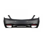 Bumper spate A Design tip S63/S65 potrivit pentru Mercedes S-Class W222 2017-2020 cu PDC, difuzor dublu pentru evacuare dublă -oo--oo- Performance AutoTuning