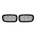 Rădăcini tip diamant crom/negru potrivite pentru BMW X5 F15 2013-2018, X6 F16 2014-2019 Performance AutoTuning