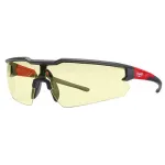 Ochelari de protectie Milwaukee cu lentila galbena, anti-aburire si anti-zgarieturi