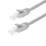 Patch cord UTP Cat6 LSZH 0,15 m gri pentru retea Gigabit ASYTECH