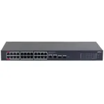 Switch PoE Dahua cu 28 porturi, 24 PoE, 2 SFP, 375W, cloud, CS4228-24GT-375