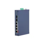 Switch PoE industrial Dahua cu 4 porturi RJ45 si 2 porturi SFP, cloud managed