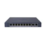 Switch PoE Hikvision cu 8 porturi Fast Ethernet si 2 porturi Gigabit