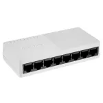 Switch Hikvision cu 8 porturi RJ45 10/100 Mbps DS-3E0108D-O compact