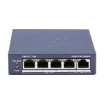 Switch PoE Gigabit Hikvision cu 4 porturi PoE Out, 1 port PoE In, 60W