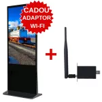 Totem digital signage Dahua interior 55 inch 4K Android cu adaptor Wi-Fi cadou