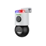 Cameră IP wireless de exterior 6MP dual lens, alarmă și audio Tiandy
