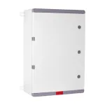 Cutie de distributie IP67 din ABS gri cu placa metalica 400x500x240 mm