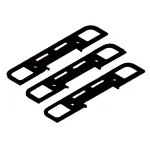 Set 3 adaosuri pentru inchizator yala ELECTRA, negru, 2-3-5 mm