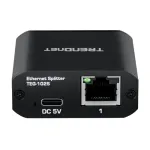 Splitter RJ45 Gigabit cu 1 intrare, 2 iesiri si USB-C TRENDnet TEG-102S