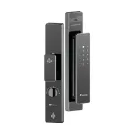 Yala inteligenta EZVIZ cu recunoastere faciala, vizor si ecran 4 inch