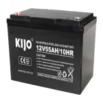 Acumulator AGM Deep Cycle 12V 55Ah cu terminal M6, KIJO JM12-55