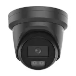 Camera IP Hikvision 4MP ColorVu 3, 2.8 mm, IR/WL 30 m, 2 microfoane, neagra