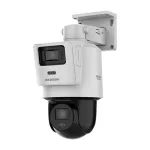 Camera PTZ IP Hikvision TandemVu 4+4MP, 2.8/8mm, IR/WL 30m, audio