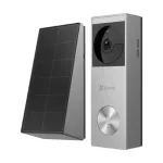 Sonerie video Wi-Fi 2K EZVIZ HP3 Pro cu panou solar si stocare 32GB