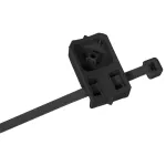 Suport cu brida plastic negru 4.8x286 mm TBBL, 200 buc, CELO