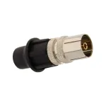 Conector TV mama prin compresie 75 ohm pentru cablu 2-7 mm CAP-KIF