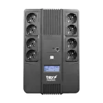 UPS TSY Power 1000VA/600W cu LCD, line interactive, 8 prize Schuko