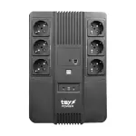 UPS TSY Power 600VA/360W line interactive cu 6 prize Schuko si LED