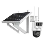 Cameră PT IP 4MP 4G cu panou solar, acumulator și audio Hikvision