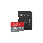 Card de memorie microSD SanDisk Ultra 64GB clasa 10 cu adaptor SD