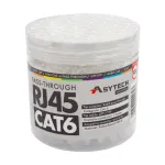 Mufa RJ45 UTP Cat6 EZ Passthrough, 100 buc, ASYTECH