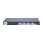Switch PoE Gigabit Hikvision cu 24 porturi, management, SFP si uplink RJ45