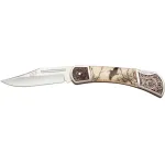 Briceag Joker Woodcock cu lama din otel inoxidabil 8 cm si maner decorat