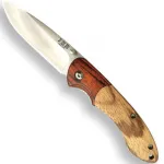 Briceag Joker cu lama din otel inox 7,5 cm si maner ergonomic din lemn