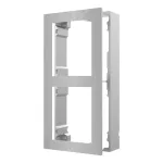 Rama montaj aparenta din otel inoxidabil, 2 module, Hikvision DS-KD-ACW2-S