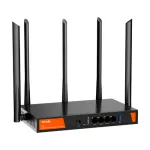 Router WiFi 6 Tenda AX3000 dual band cu 4 porturi Gigabit si management