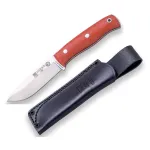 Cuțit Joker BS9 Lynx cu lamă Böhler N695 10,5 cm, mâner micarta și teacă din piele