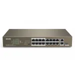 Switch PoE Tenda cu 24 porturi Fast Ethernet, 2 uplink Gigabit si SFP