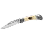Briceag Joker pliabil cu motiv mistret, lama inox 8 cm, Lock Back