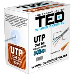 Cablu UTP Cat 5e din cupru integral, rola 305 m, TED Electric