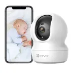 Camera de supraveghere IP WiFi EZVIZ H6c 2K+ 4MP Pan Tilt cu audio bidirectional