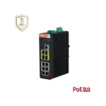 Switch PoE Dahua cu management, 6 porturi PoE, 28 Gbps, Hi-PoE