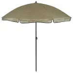Umbrelă parasolar pentru plajă, pescuit și camping, 180 cm, olive
