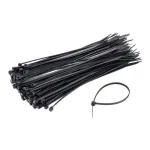 Coliere de plastic negre 150x2.5 mm, set 100 buc, TSY Cable