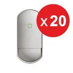 Pachet 20 detectoare de miscare PIR OPTEX FLX-S-ST cu imunitate PET