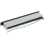 Patch panel RJ45 Cat6a ecranat, 24 porturi, 1U, TRENDnet TC-P24C6AS