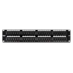 Patch panel 48 porturi RJ45 UTP Cat6 TRENDnet TC-P48C6 pentru rack