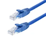 Patch cord UTP Cat6 Gigabit LSZH 0,15 m albastru ASYTECH