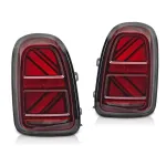 Set de stopuri LED de tuning potrivit pentru Mini Cooper Countryman F60 2016-2020 cu bază roșie, cu funcția "Bun venit", stânga și dreapta Performance AutoTuning