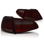 Set de stopuri LED de tuning potrivit pentru Volkswagen GOLF 7 2013- hatchback, versiune fără stopuri LED din fabrică, stânga și dreapta Performance AutoTuning