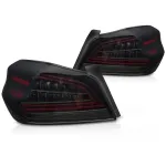 Set de stopuri LED potrivit pentru Subaru WRX 2014-2021, bază fumurie, stânga și dreapta Performance AutoTuning