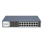 Switch Hikvision cu 16 porturi RJ45 10/100 Mbps, model DS-3E0116R-O