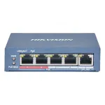 Switch PoE Hikvision cu 4 porturi Fast Ethernet si uplink RJ45 Smart