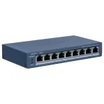Switch PoE Hikvision cu 8 porturi si management smart, uplink Gigabit