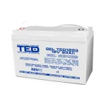 Acumulator GEL VRLA 12V 93Ah Deep Cycle TED, terminal M8